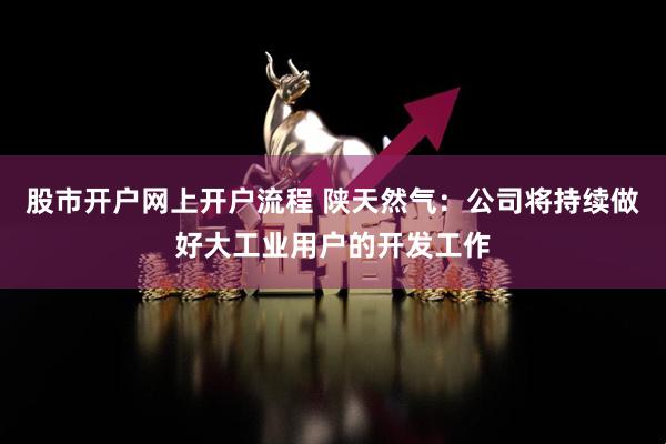 股市开户网上开户流程 陕天然气：公司将持续做好大工业用户的开发工作